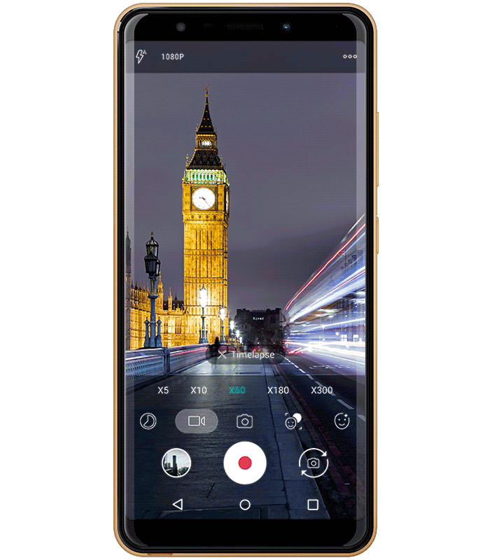 A selfie portrait of a smooth blur effect on View go